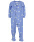 Фото #3 товара Baby 1-Piece Bee Print PurelySoft Footie Pajamas 12M