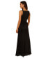 Women's Plunge-Neck Mermaid Gown