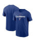 ფოტო #2 პროდუქტის Men's Royal Texas Rangers Team Engineered Performance T-shirt