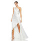 ფოტო #1 პროდუქტის Women's One Shoulder Cutout Charmeuse Gown