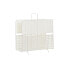 Фото #1 товара Полка для журналов DKD Home Decor Натуральный Металл Белый плетеный (36,5 x 15 x 41 cm)