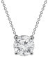 Фото #3 товара Certified Lab Grown Diamond Solitaire 18" Pendant Necklace (3 ct. t.w.) in 14k Gold