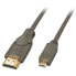 Lindy HDMI to Micro HDMI Cable 0,5m - 0.5 m - HDMI Type A (Standard) - HDMI Type D (Micro) - 3D - 10.2 Gbit/s - Black