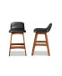 Фото #3 товара Darrin Mid-Century Modern Wood Counter Stool Set, 2 Piece