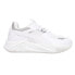 Puma RsPulsoid Metallic Lace Up Womens White Sneakers Casual Shoes 39320701