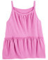 Фото #1 товара Kid Crinkle Jersey Flower Strap Ruffle Tank 6-6X