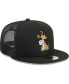 ფოტო #2 პროდუქტის Men's Black Rugrats Tommy & Spike Trucker 9FIFTY Snapback Hat