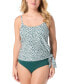 Фото #1 товара Women's Stella Bra-Sized Tie-Hem Tankini Top