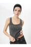 Топ Koton Sparkle Tank Square Neck