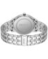 ფოტო #3 პროდუქტის Men's Elite Stainless Steel Bracelet Watch 41mm