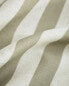 Striped cotton linen duvet cover