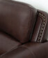 Arther 64" Leather Traditional Loveseat