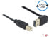 Фото #2 товара Delock 85558 - 1 m - USB A - USB B - USB 2.0 - 480 Mbit/s - Black