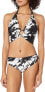 Carmen Marc Valvo 264258 Women's High Waist Bikini Bottom Swimwear Size XS