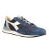 Фото #2 товара Diadora Equipe Mad Nubuck Sw Lace Up Mens Blue Sneakers Casual Shoes 179020-600