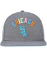 Фото #3 товара Men's Gray Chicago White Sox Washed Neon Snapback Hat