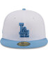 Фото #3 товара Men's White Los Angeles Dodgers Sky 59FIFTY Fitted Hat