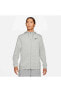 Фото #1 товара Олимпийка Nike Dri-FIT Hoodie Full-Zip Fleece Erkek Gri Ceket