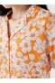 Фото #4 товара Короткая блузка с цветочным узором LC Waikiki для женщин