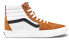 Фото #3 товара Кеды Vans SK8 HI Бело-оранжевые для мужчин和女士
