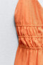 Фото #8 товара Платье свободного кроя с открытой спиной ZARA