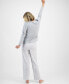 Фото #2 товара Women's 2-Pc. Long-Sleeve Pajamas Set, Created for Macy's