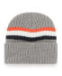 ფოტო #2 პროდუქტის Men's Charcoal Auburn Tigers Highline Cuffed Knit Hat