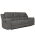 Фото #1 товара Maggie 90" Fabric with Console Manual Reclining Sofa