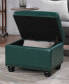 Фото #20 товара 24" Faux Leather 5th Avenue Storage Ottoman