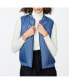 Фото #3 товара Mixed Media Vest Jacket