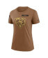 Фото #3 товара Women's Brown Chicago Bears 2023 Salute to Service Legend Performance T-shirt
