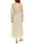 Фото #2 товара Платье женское Ash & Eden Saira Midi, распечатаный персик
