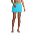 Lands' End 293686 Women's Swim Skirt Bottoms Turquoise Long Torso Size 16