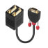 Фото #3 товара Lindy 2 Port VGA Splitter Cable - 0.18 m - VGA (D-Sub) - VGA (D-Sub) - Black - Male/Female