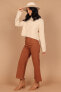 ფოტო #6 პროდუქტის Women's Georgette High Waisted Straight Leg Pants