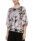 Фото #1 товара Women's Floral-Print Tiered Top