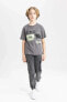 Erkek Çocuk T-shirt C1921a8/gr47 Grey