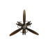 Фото #1 товара Настенный декор Home ESPRIT Коричневый Медь пропеллеры Loft 55 x 12 x 52 cm