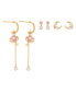 ფოტო #1 პროდუქტის Women's Pink Jupiter Earring Set