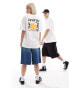 Фото #1 товара The North Face Half Dome Photo backprint oversized t-shirt in white