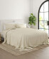 Фото #4 товара Expressed In Embossed by The Home Collection Checkered 4 Piece Bed Sheet Set, California King