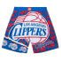 MITCHELL & NESS NBA JUMBOTRON 2.0 SUBLIMATED SHORTS LA CLIPPERS