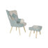 Фото #1 товара Кресло DKD Home Decor Белый Зеленый Бежевый Светло-серый 70 x 73 x 100 cm