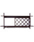 Фото #6 товара Wall Mount Wine Rack with Glass Holder and Storage Shelf