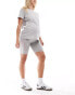 ASOS DESIGN Maternity over the bump basic legging short in grey marl