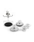 Фото #1 товара Orchid 9 Piece Demitasse Cups and Stand Set