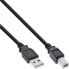 Фото #2 товара InLine USB 2.0 Cable Type A male / B male black 0.3m
