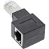 Фото #2 товара InLine patch cord adapter Cat.6A - RJ45 male / female - angled 90° to the right