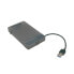 Фото #1 товара Корпус и док-станция для внешних жестких дисков и SSD LogiLink AU0037 - серый