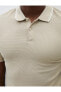 LCW Vision Polo Yaka Kısa Waffle Kumaş Kollu Erkek Tişört